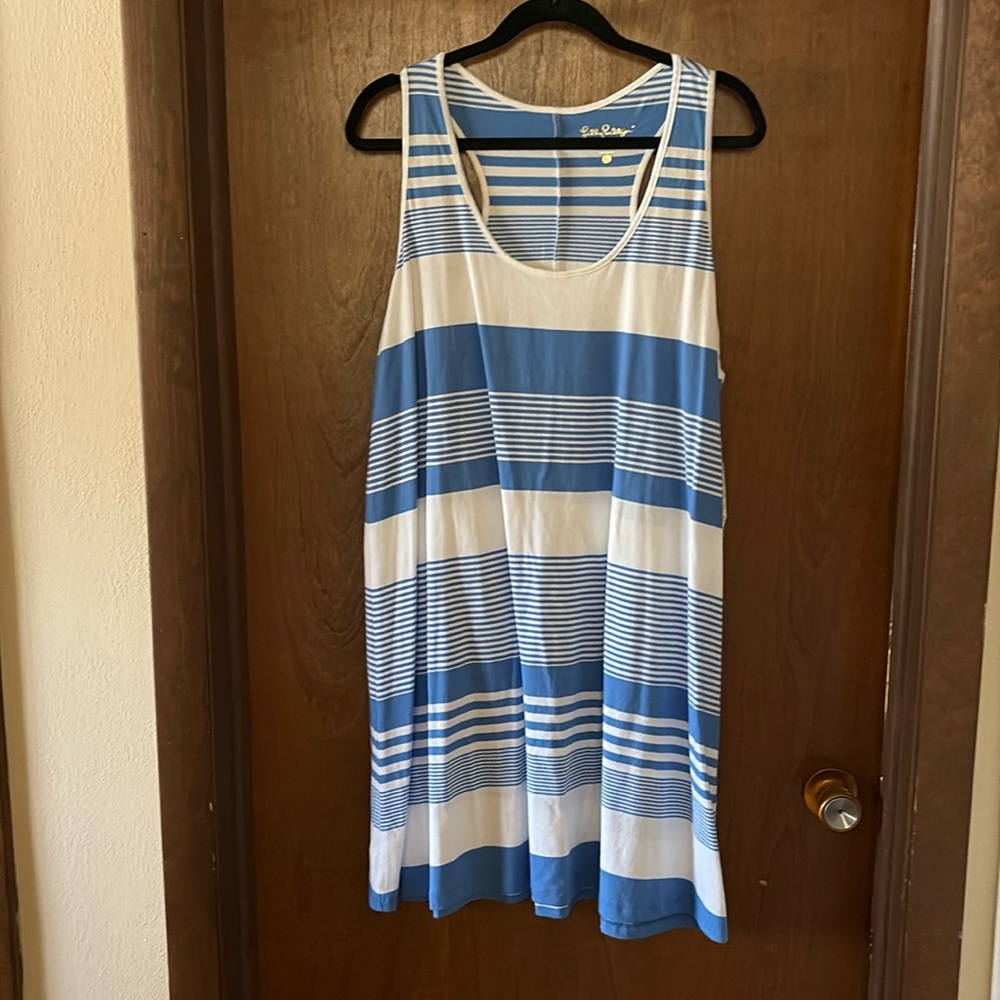 Bay blue Melle dress coconut strip size XL